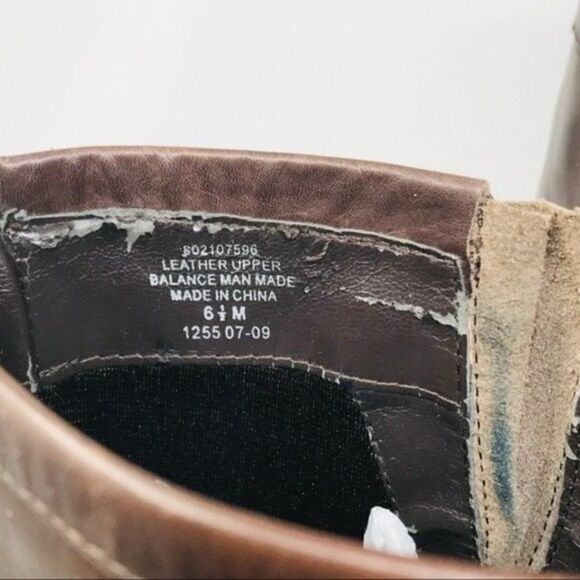 Ralph Lauren tall riding boots brown leather 6.5M equestrian - Picture 5 of 8